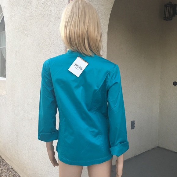 NWT Bob mackie blue jacket size S - Picture 4 of 8